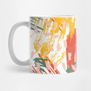 Abstract colorful mask pattern Mug